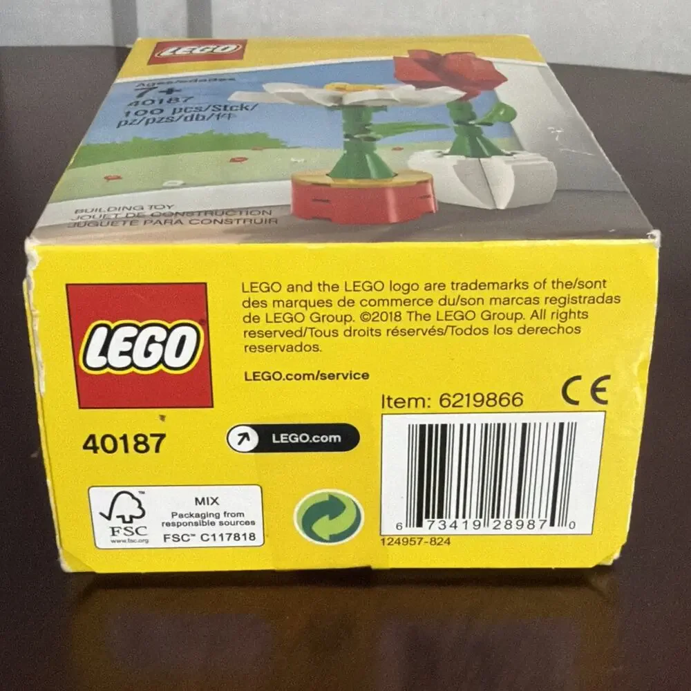 New! Lego 40187 Flower Display Set - Retired